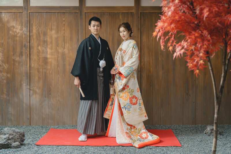 和装 屋内庭園スタジオ|データ1カット+台紙1冊