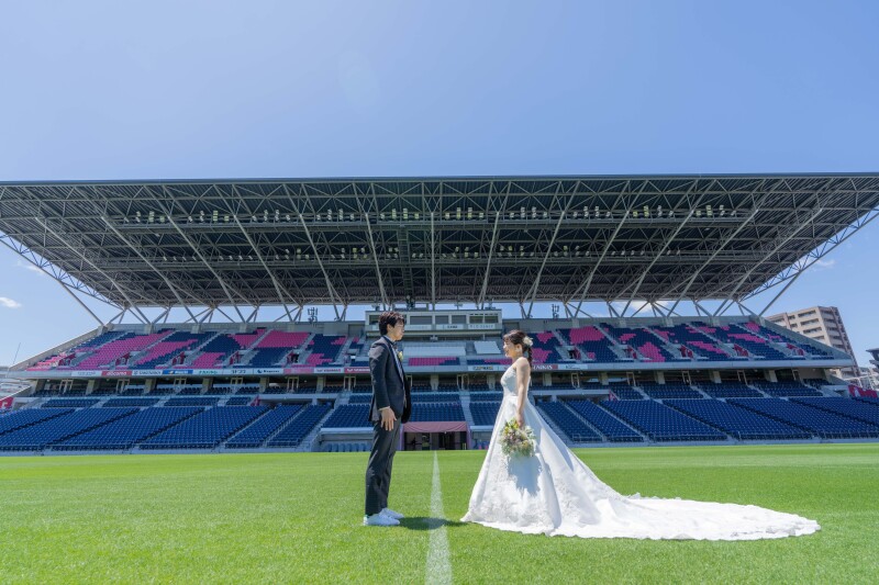 セレッソ♡ヨドコウ桜スタジアムでの撮影