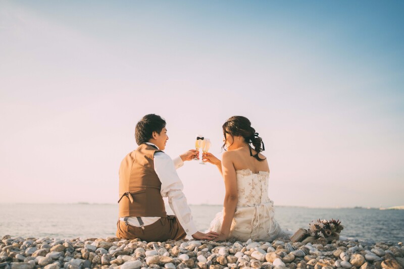 ビールで乾杯✷