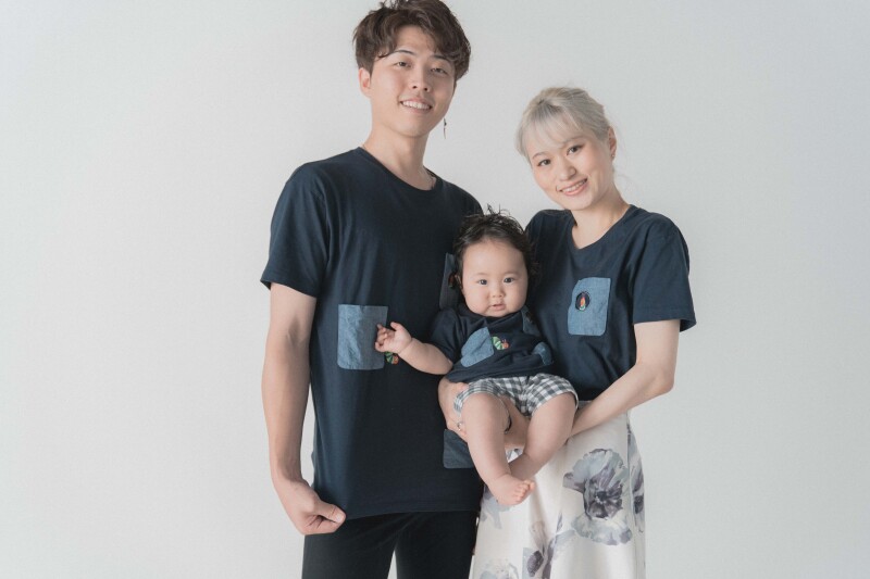 お揃いのTシャツで