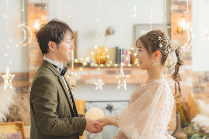 ライトを使って幻想的な世界観を･:*