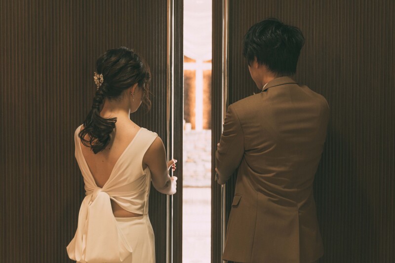 チャペルの扉を開けて…