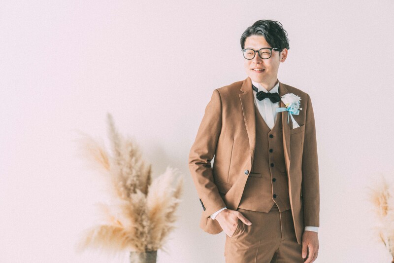 新郎さまのソロショット