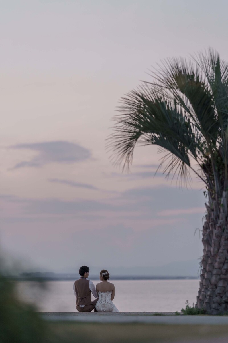 マジックアワー×後ろ姿