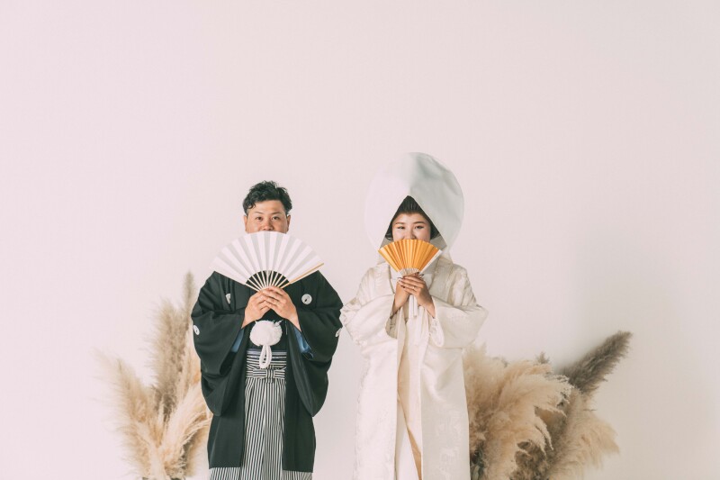 おふたりの和装ショット