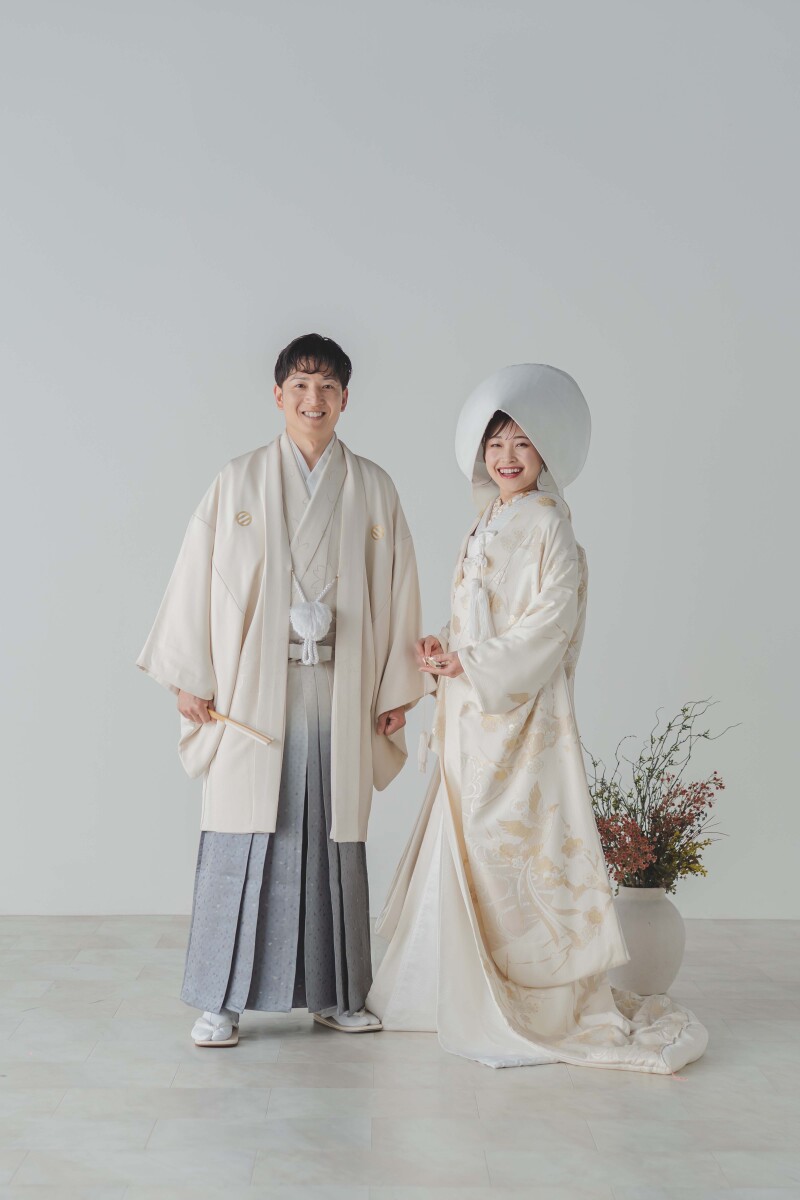 綿帽子姿を残して