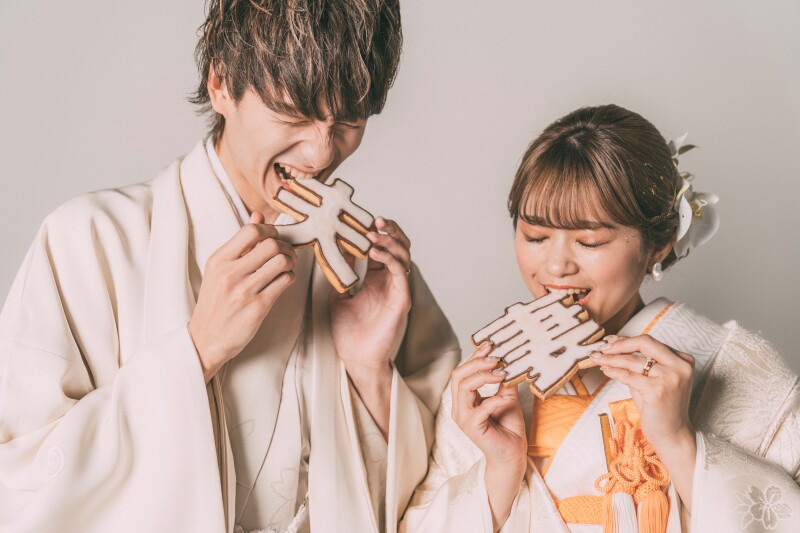 手作りの夫婦クッキー♡