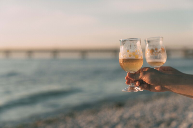 いよいよ乾杯タイムに…