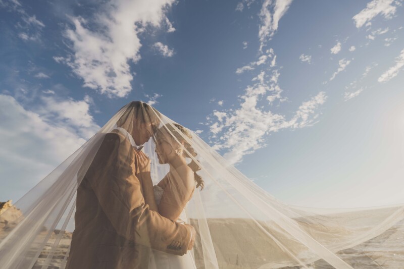 ベールを使って