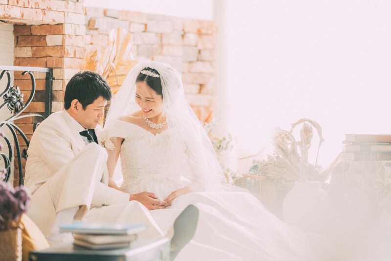 スタジオのセットで♪