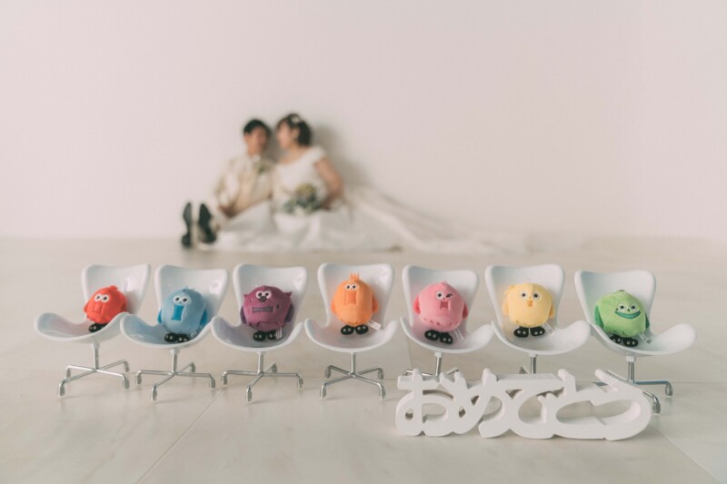 新婦様が大好きなスクリーマーズからの祝福ショット