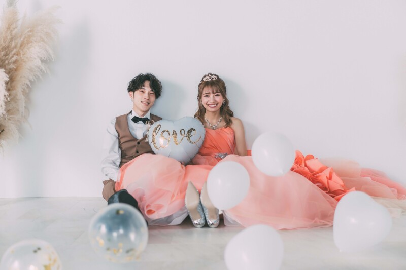 風船に囲まれて♡