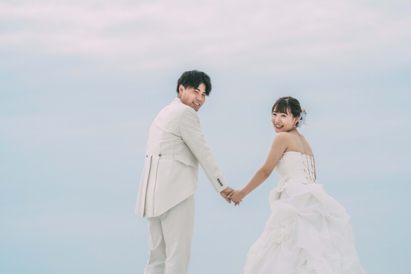 手つなぎショット