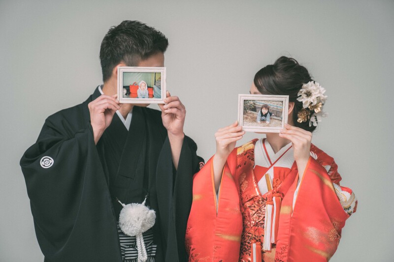 幼少期のお写真と共に