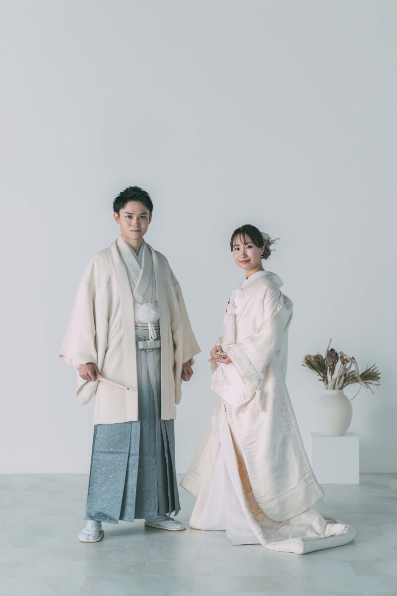 和装での撮影からスタート♪