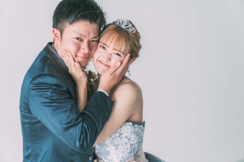 くっつきポーズ