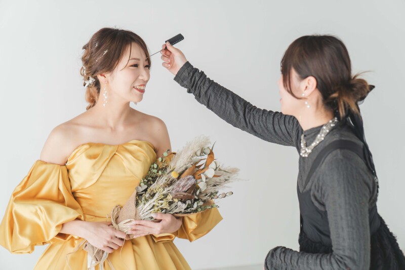 IN-223(YE)イサムモリタのカラードレス!