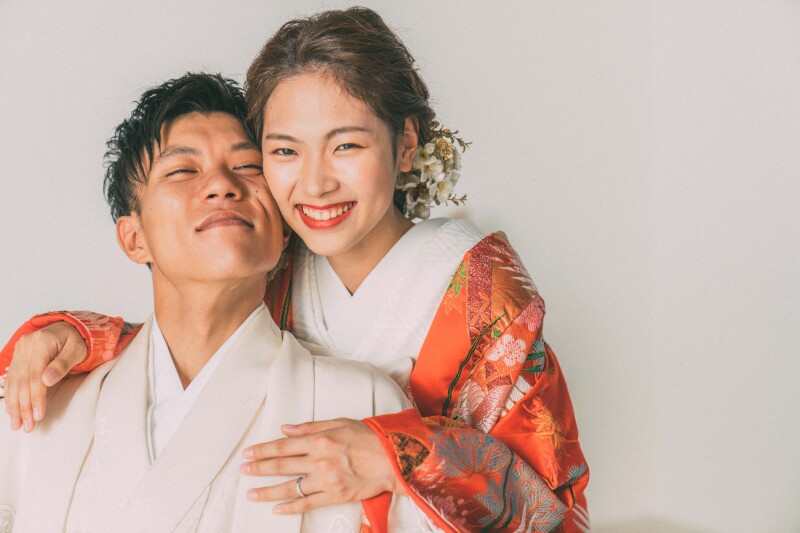 お顔を寄せ合って