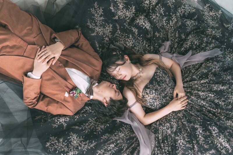 寝転びショット