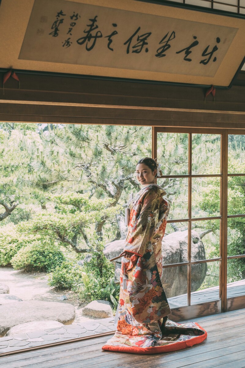 主屋の中でも撮影