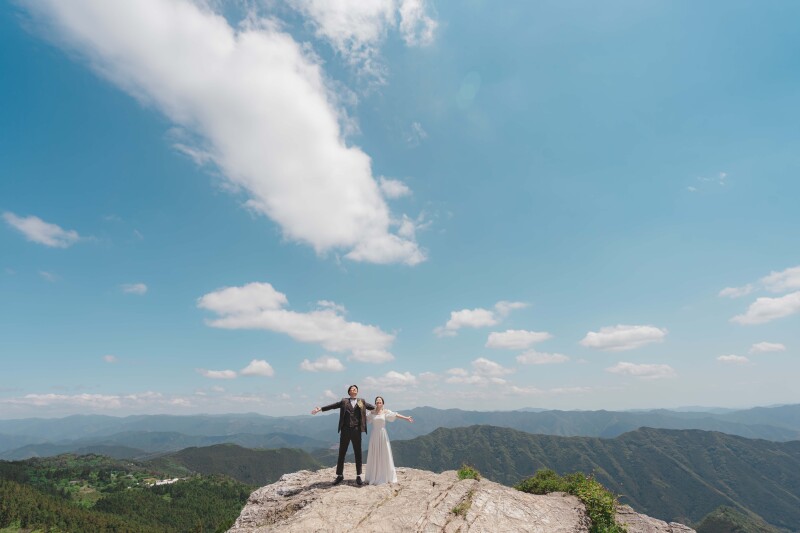 迫力ある自然の中で！