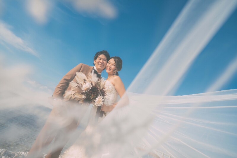 ロングベールを使って