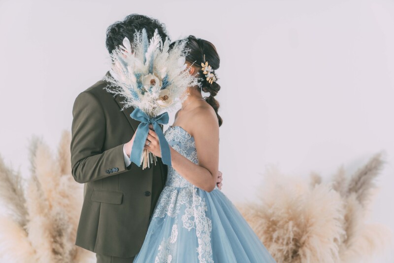 お顔隠しショット