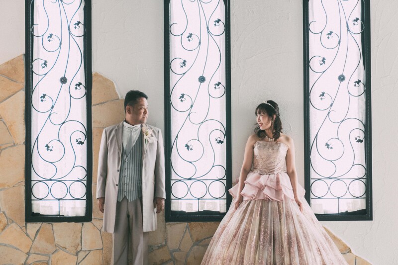 お色直し後はスタジオ撮影♪