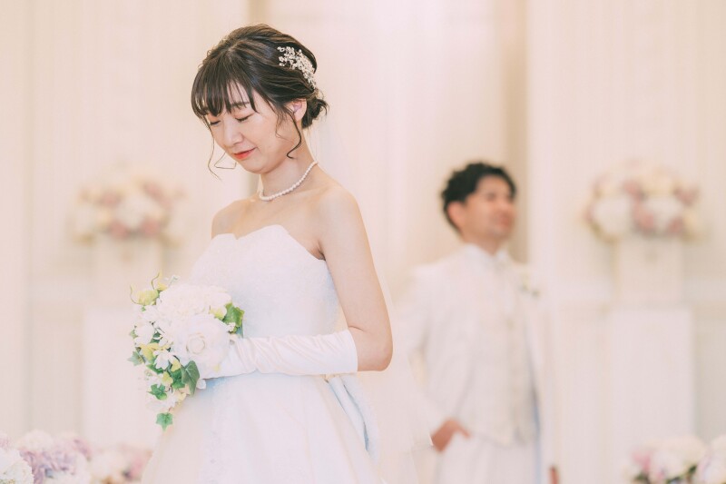 新婦さまの美しさを