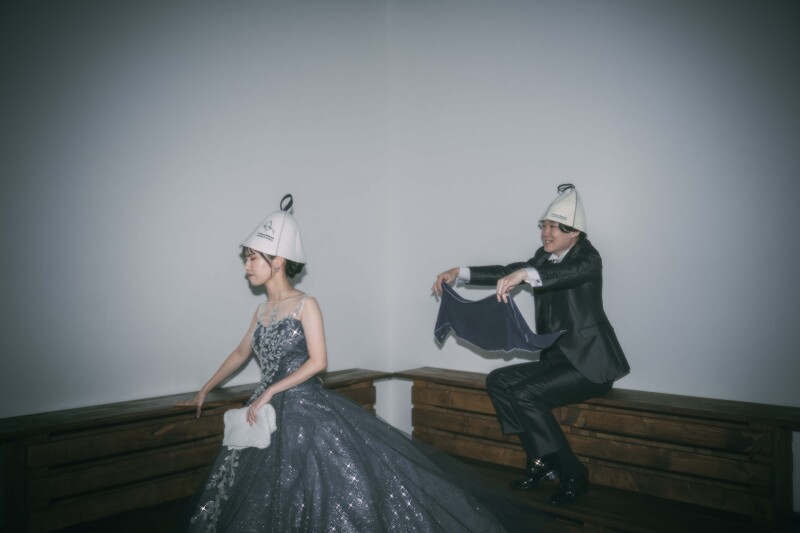 新郎さんからのロウリュウ