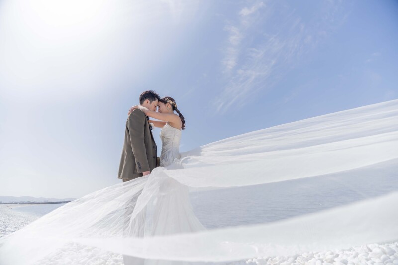 ベールを使った素敵ショット