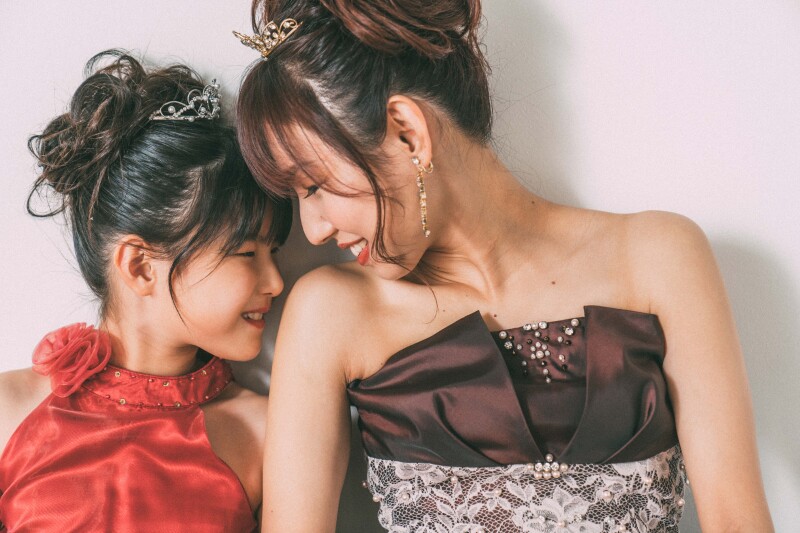 ドレスアップした可愛いおふたり♪