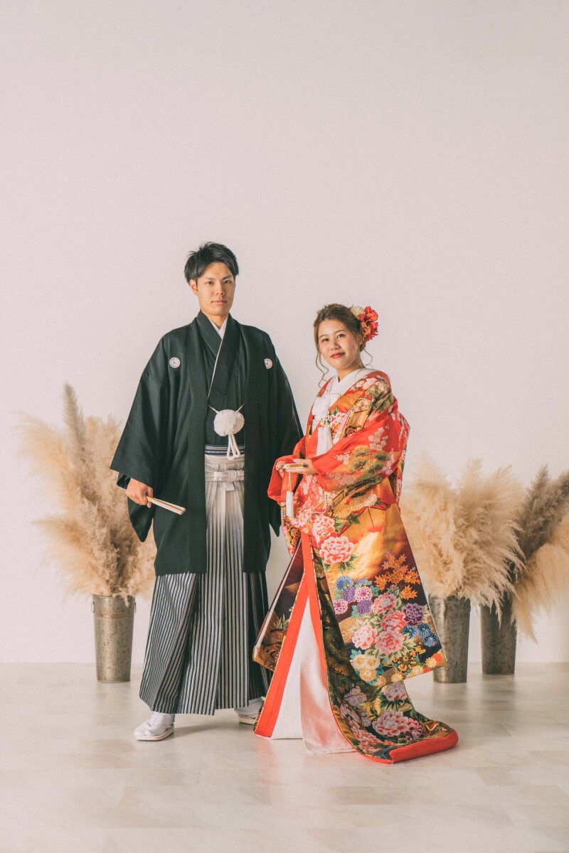 スタジオでの和装撮影も♪