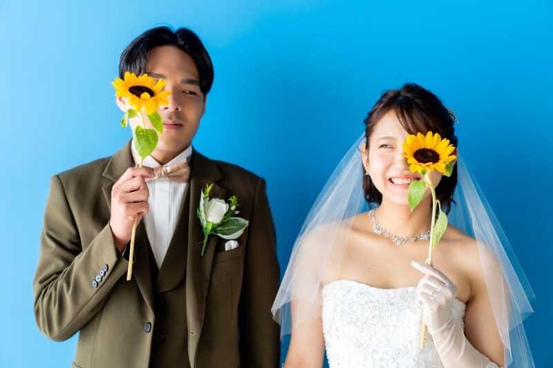 夏らしいアイテムを活かして