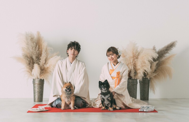 わんちゃんと一緒に♪