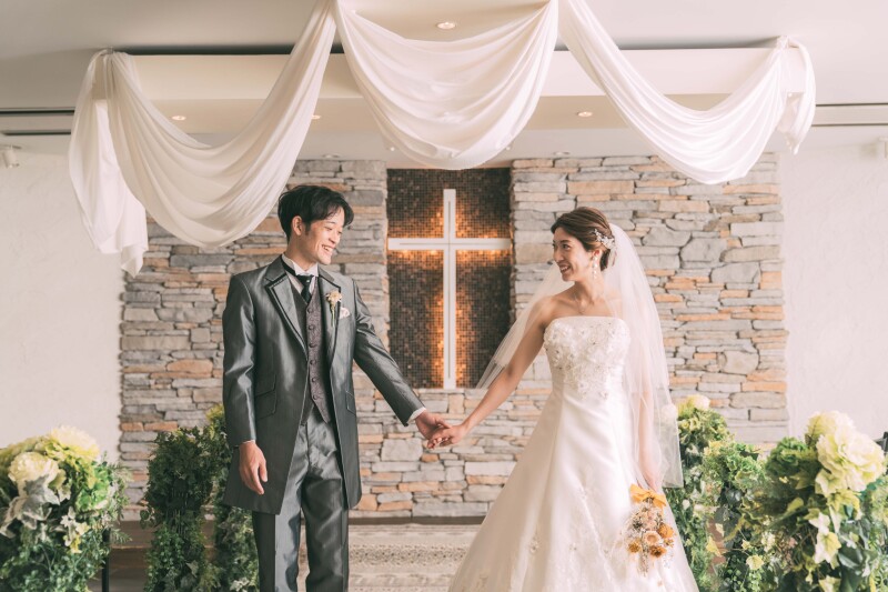 まずはチャペルフォトから✦