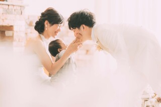 Studio Photo with Baby