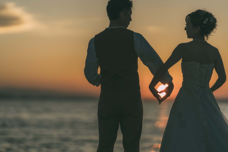 ラストはシルエットショットで✧˖