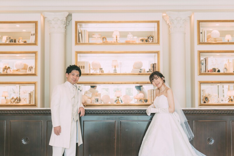 バーカウンターで