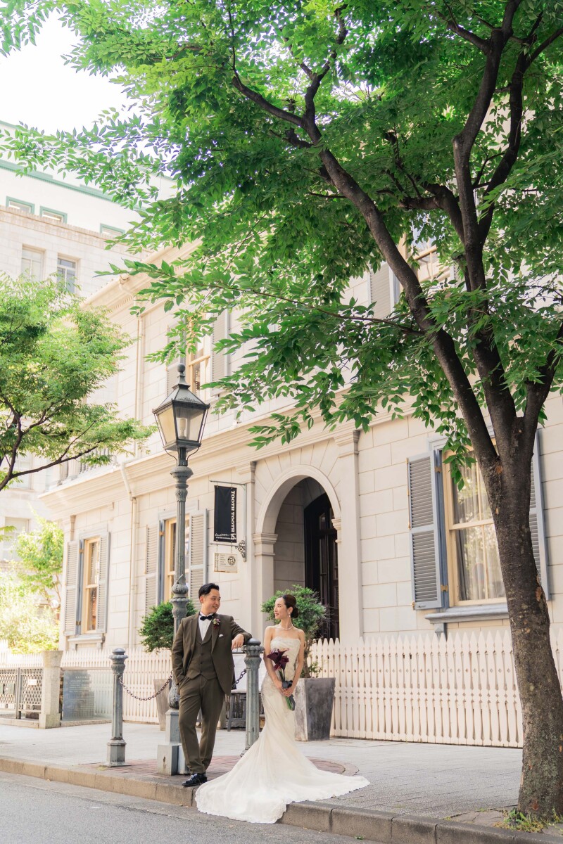 いいお天気のなか、撮影スタートです♪