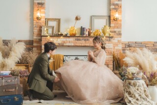 Studio photo with 星座ドレス