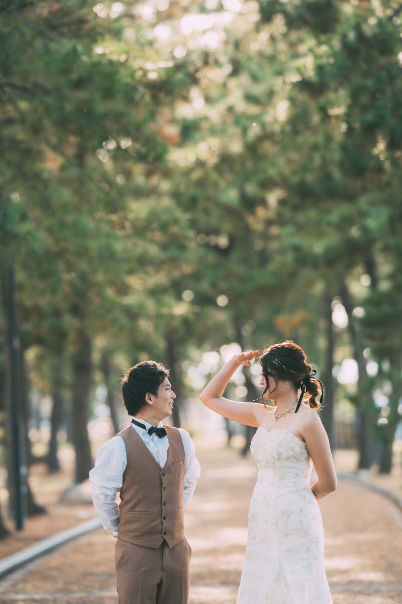 背くらべポーズ