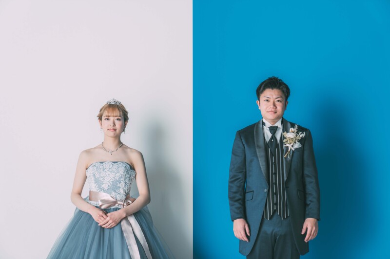 おふたりの貴重な真顔ショット