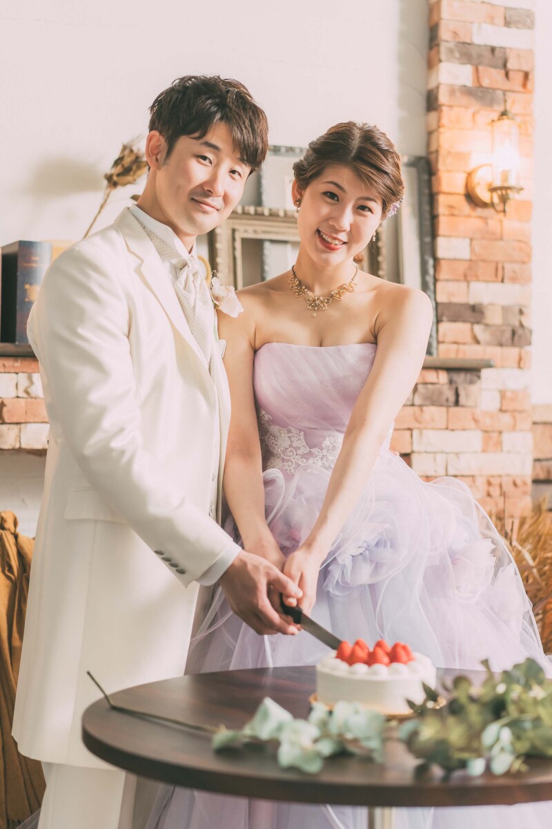 ケーキ入刀〜♪