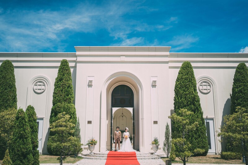 結婚式場でのウェディングフォト✦