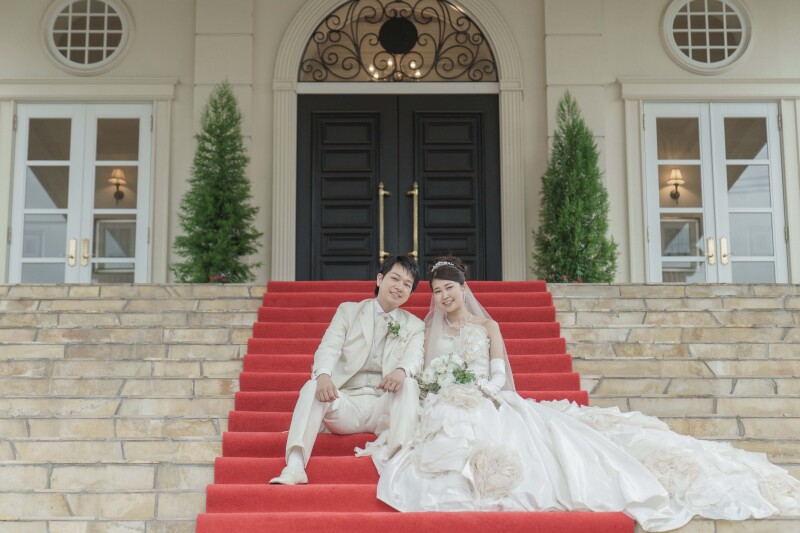 結婚式場ならではのショット