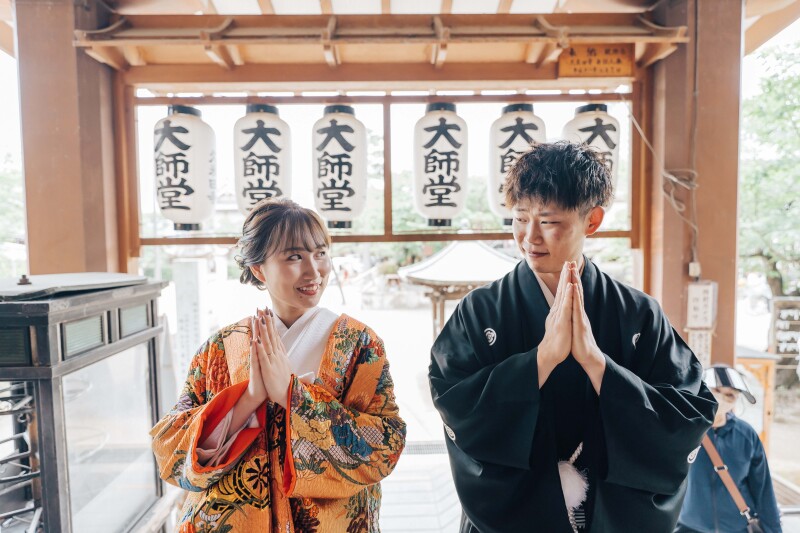 お参りショット