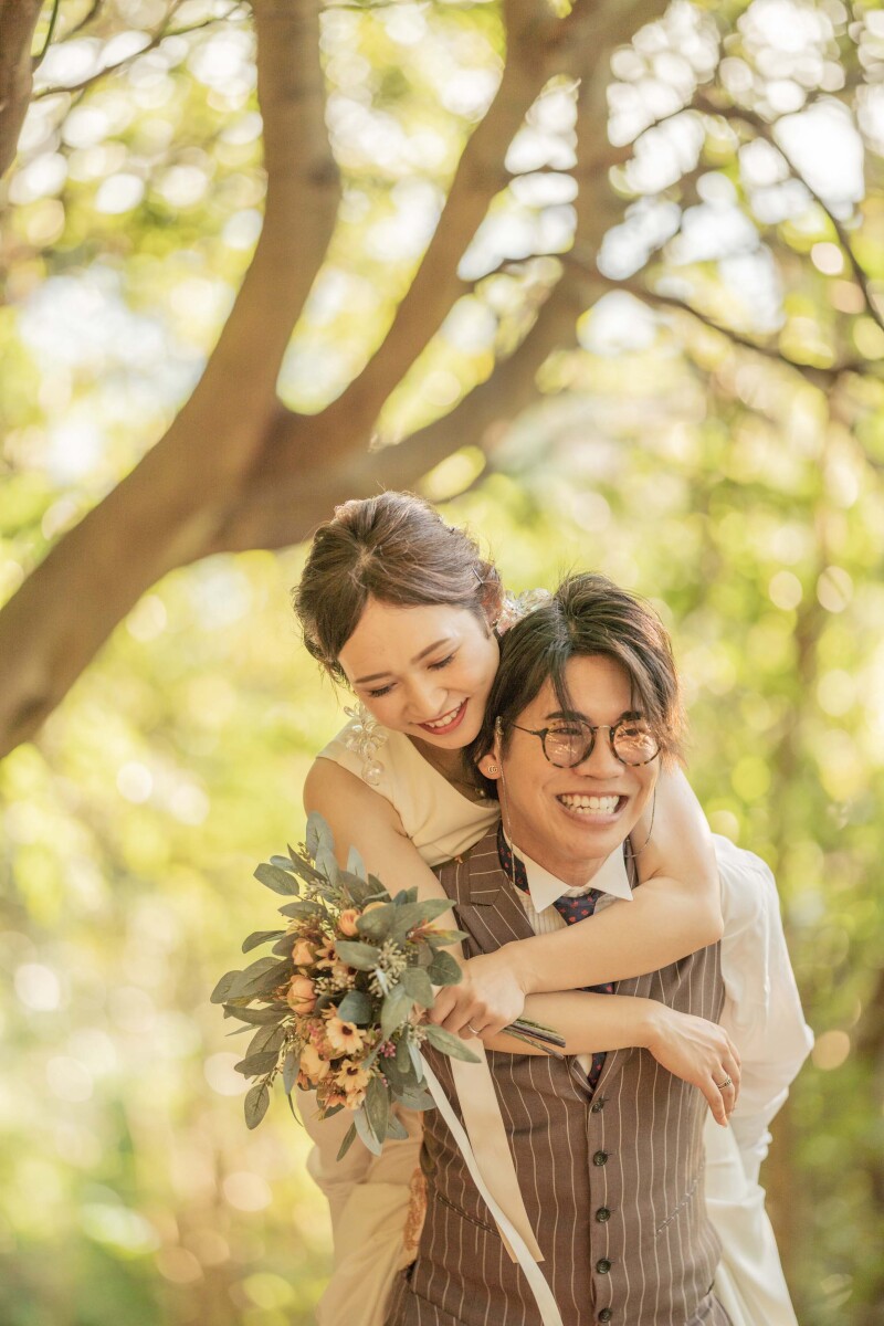 おんぶショット☀️