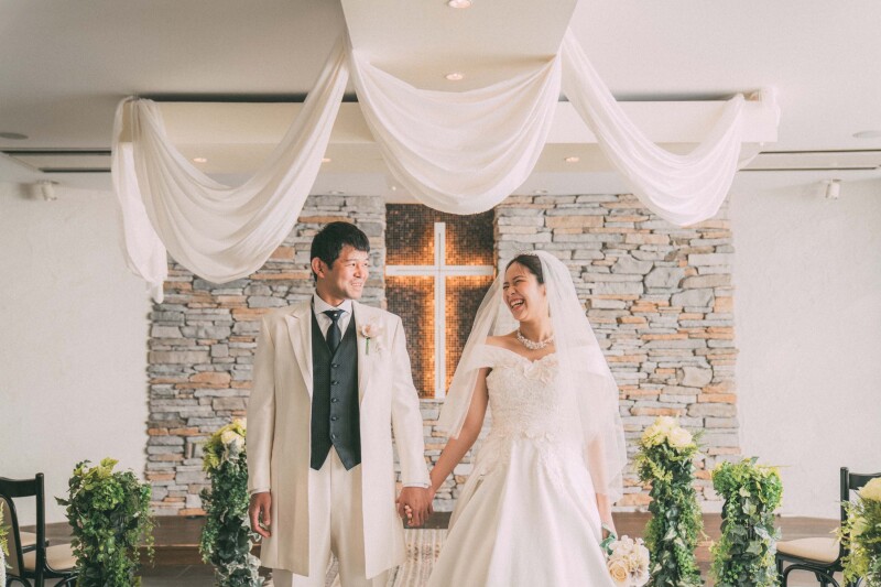 笑顔溢れるウェディングフォト