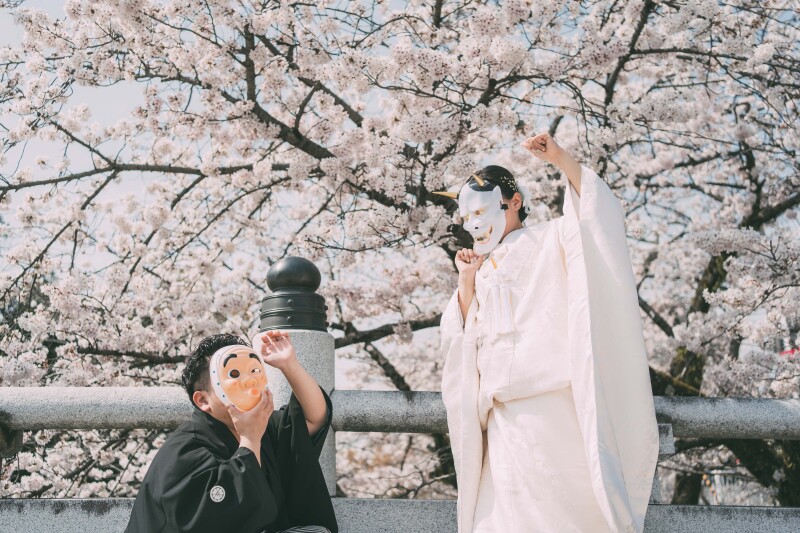 般若×ひょっとこの面白写真も♪